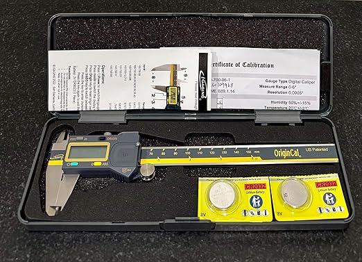 iGAGING Absolute Origin 0-6" Digital Caliper, IP54 Stainless Steel, SPC/USB - Image 3