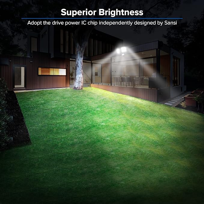 SANSI 36W 3600LM LED Motion Sensor Outdoor Light, 000 Hrs Lifespan Security - Image 7