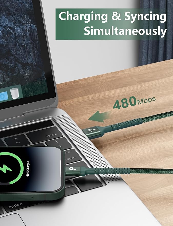 USB to USB C Cable Fast Charging 10FT USB A to USB C Charger Cord, Upgraded - Image 4