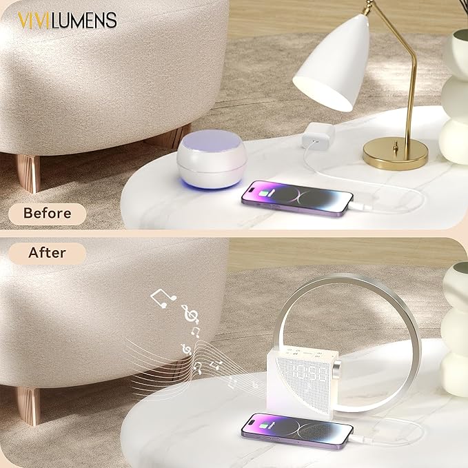Vivilumens Sunrise Digital Alarm Clock, Sleep Aid Timer - Image 7