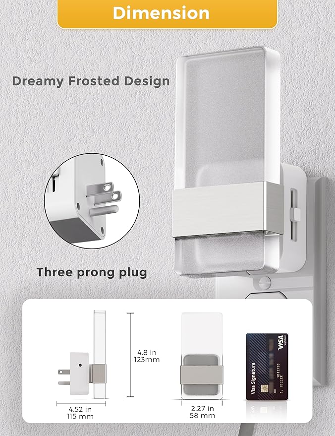 L LOHAS LED Night Light, Night Lights Plug Into Wall, Dusk-to-Dawn Sensor - Image 7