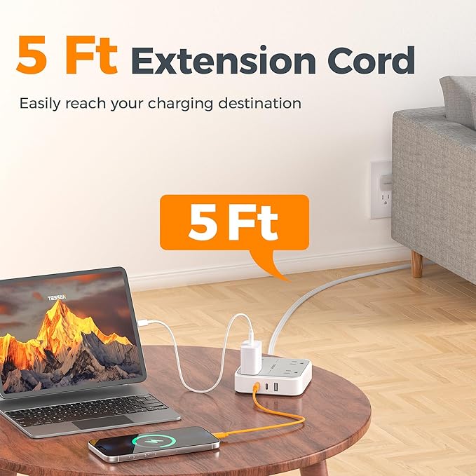 TESSAN Surge Protector Power Strip - Image 5
