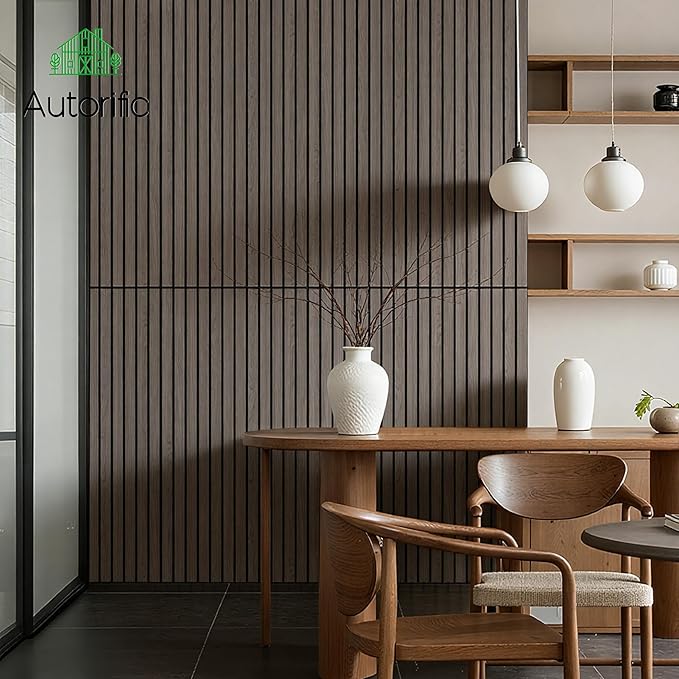 AUTORIFIC Wood Veneer Sound Panels, 10 Pack 47.2”x23.6” Wall Panels, Decorative - Image 4