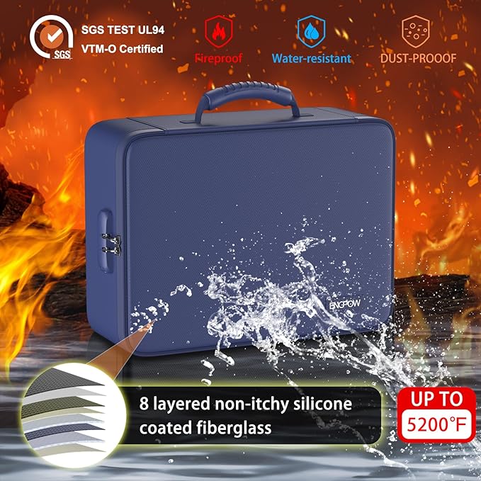 ENGPOW 5200℉ Fireproof File Organizer Bag - Image 3