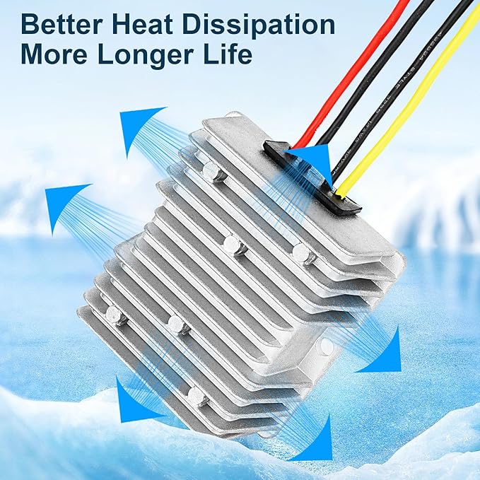 20A 240W DC 24V 36V 48V Step Down to 12V Converter Buck Regulator Reducer Golf - Image 4