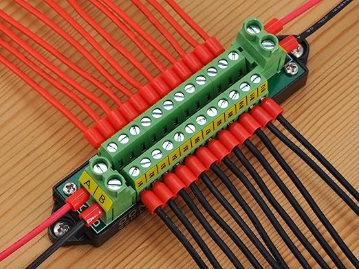 30Amp 300V 2x12 Position Terminal Block Distribution Module. OONO D-1659GP - Image 7