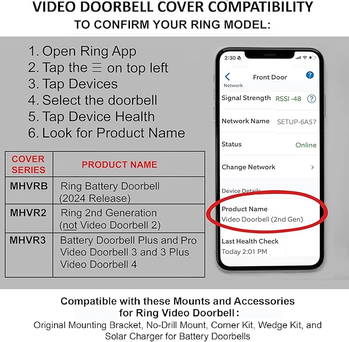 Garden Video Doorbell Cover - Image 8