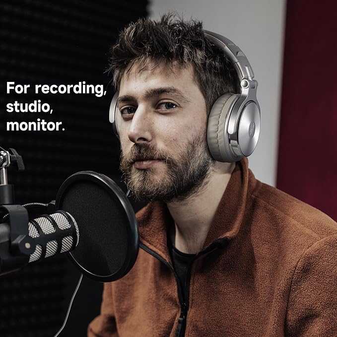 OneOdio Wired Over Ear Headphones Studio Monitor & Mixing DJ Stereo Headsets - Image 4