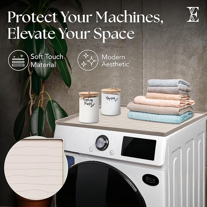1 PC Washer and Dryer Top Cover Protectors 25" x 25", Laundry Machine Dust - Image 5