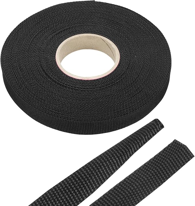 MECCANIXITY Braided Cable Sleeves Heat Shrinkable Fabric Sleeving, 1/2" 60ft by MECCANIXITY