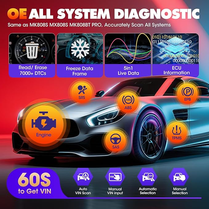 Autel Scanner MaxiDIAG MD906 PRO All System Diagnostic Tool, 2026 MD906PRO Same - Image 4