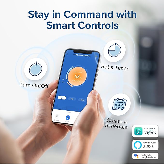 LEVOIT 6L Smart Warm and Cool Mist Humidifiers - Image 6