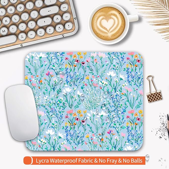 Armanza Square Mouse Pad Plants, Personalized Premium-Textured Custom Mouse Mat - Image 3