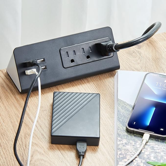 Desk Edge Mount Power Strips - Image 8