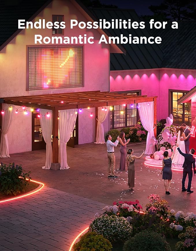 Govee Smart Outdoor String Lights 2, 144ft Outdoor Lights - Image 2