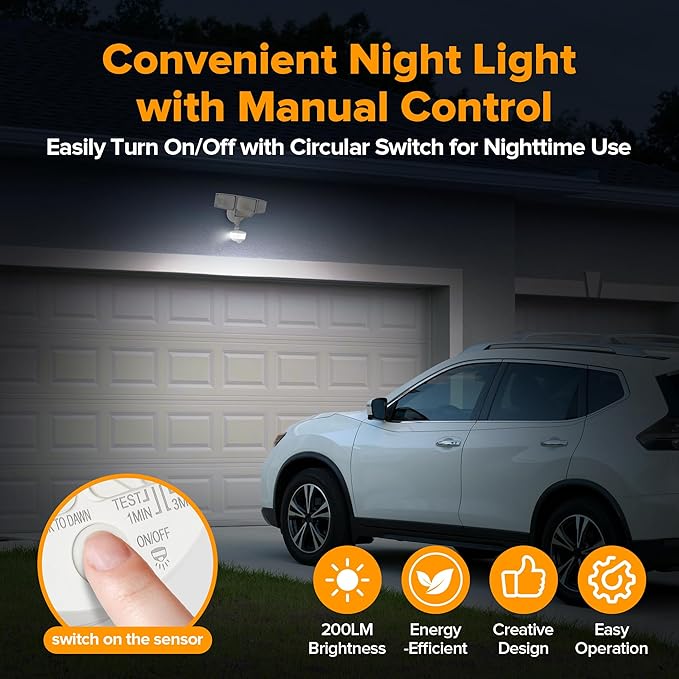 LUTEC 84W 9500LM LED Security Light Motion Sensor Outdoor Lights - Image 5