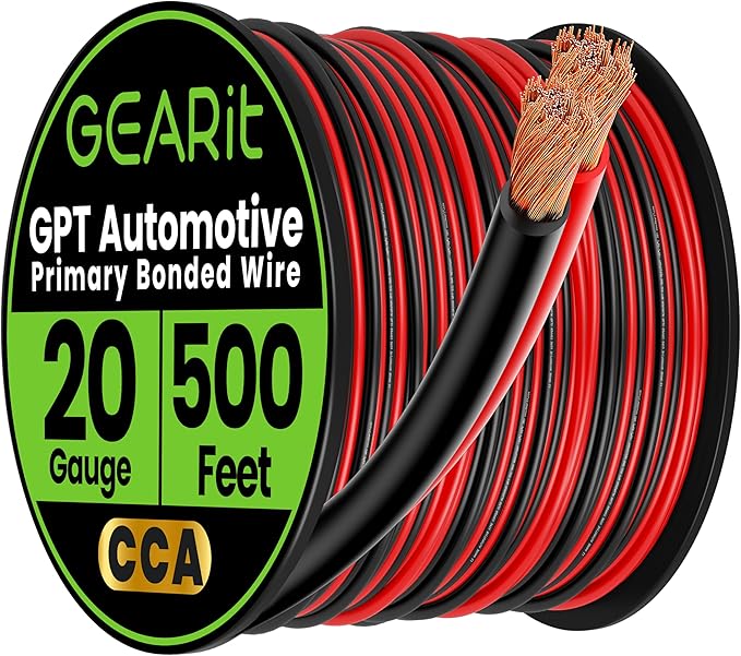 GEARit 20 Gauge Wire GPT Automotive Primary Bonded Wire by GEARit