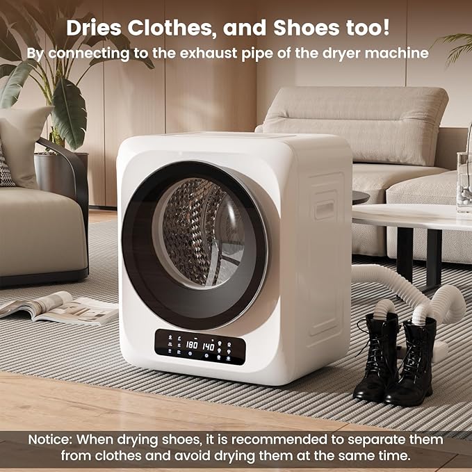 VCJ Portable Dryer for Laundry, 12lbs Clothes Dryer - Image 3