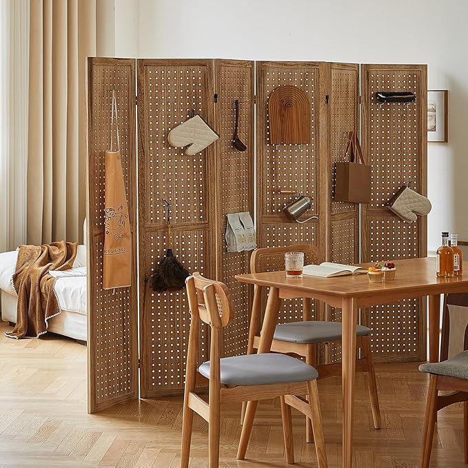 Asnefeli Pegboard Display Room Divider - Image 3