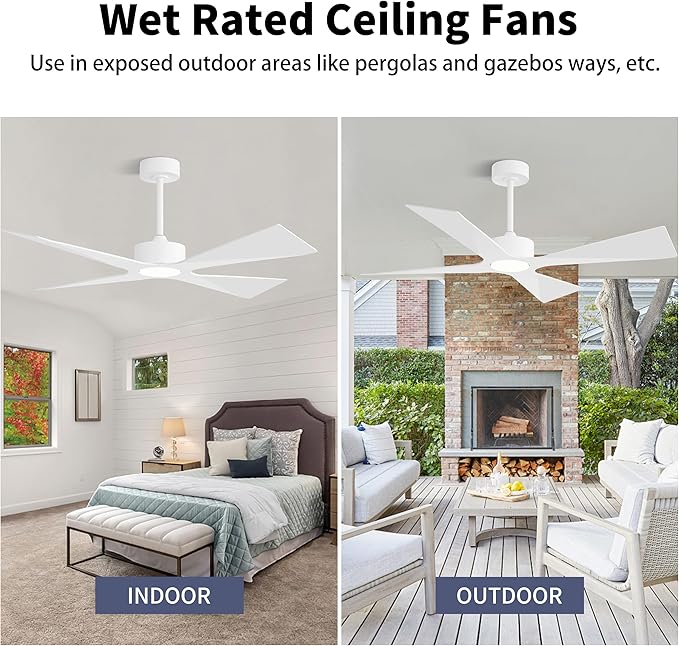 WINGBO 64" Wet Rated Outdoor Ceiling Fan - Image 8