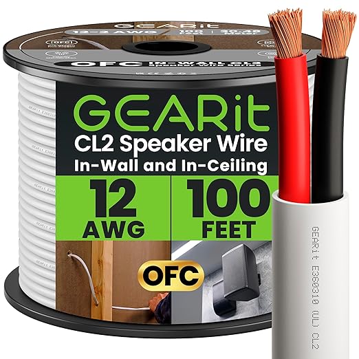 GearIT 16/2 Speaker Wire 16AWG Gauge by GEARit