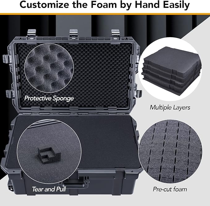Lykus HC-7530 Large Waterproof Hard Case - Image 2