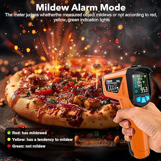 Infrared Thermometer Gun, TEMIRUP Digital Laser Temperature Gun, -58°F to 1472°F - Image 6