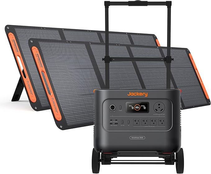 Jackery HomePower 3000 Portable Power Station and Hand Truck by JackeryInc
