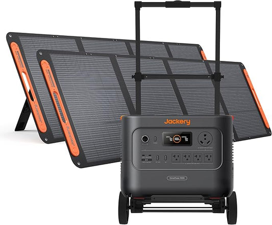 Jackery HomePower 3000 Portable Power Station and Hand Truck by JackeryInc