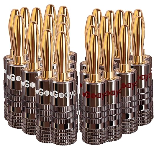 Goaycer Speaker Connector Banana Plugs by GOAYCER