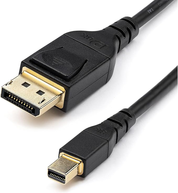 StarTech.com 3ft VESA Certified Mini DisplayPort to DisplayPort 1.4 Cable by StarTech