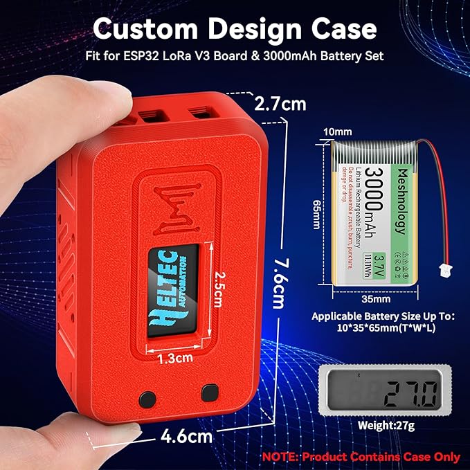 Meshnology Case for LoRa ESP32 V3 Module Board Device Set - Image 3