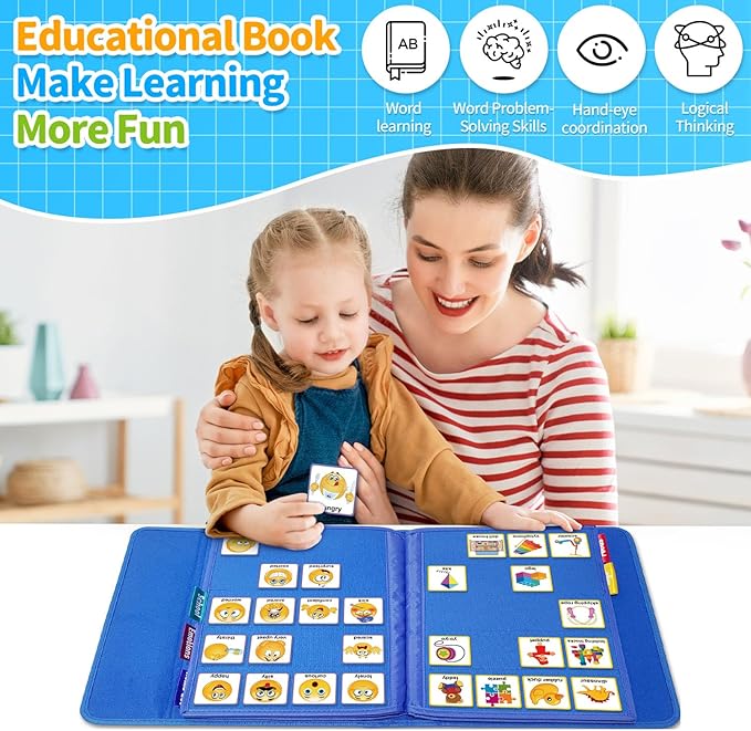 Visual Communication Book, Nonverbal Communication Board, Autism Language - Image 4