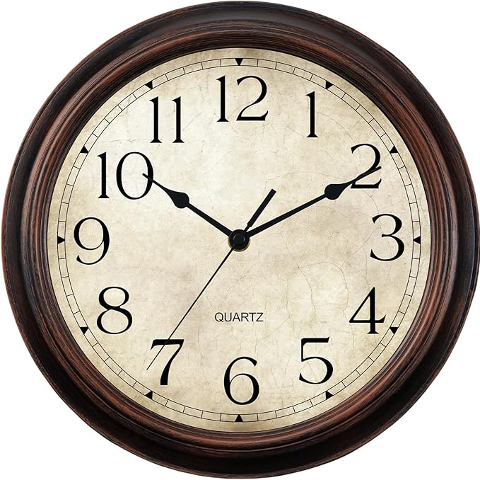 KECYET 12 Inch Wall Clocks Battery Operated Silent Non-Ticking Analog Wall by KECYETWALLCLOCK