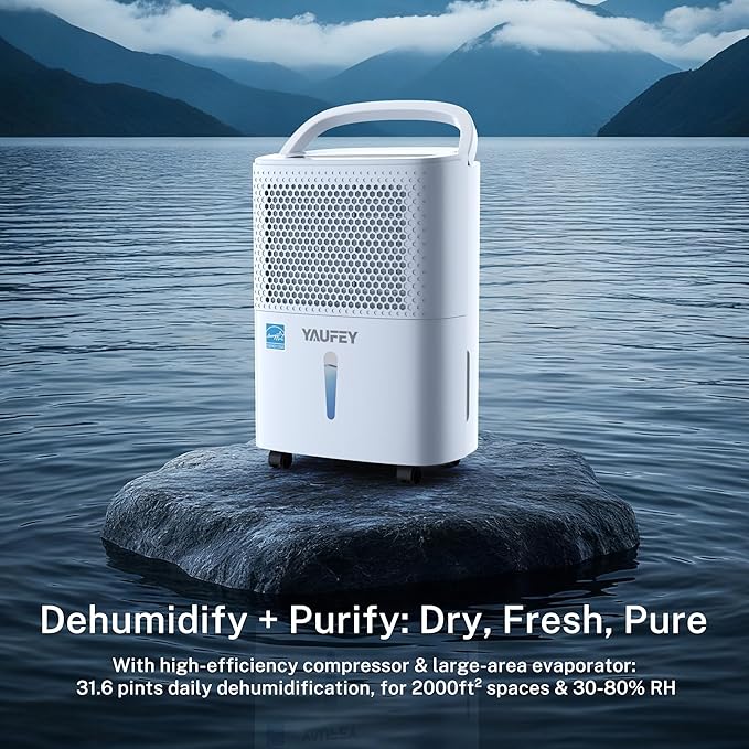 Yaufey 2025 Most Efficient Energy Star Dehumidifier - Image 4