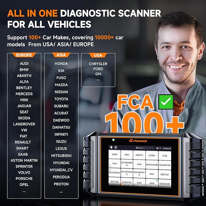 2026 FOXWELL NT726 OBD2 Scanner Diagnostic Tool, All System Bidirectional - Image 8