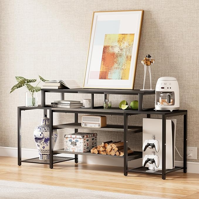 aboxoo 45" TV Riser for 32-60 inch TV, TV Riser Stand Shelf, Tabletop TV Stand - Image 7