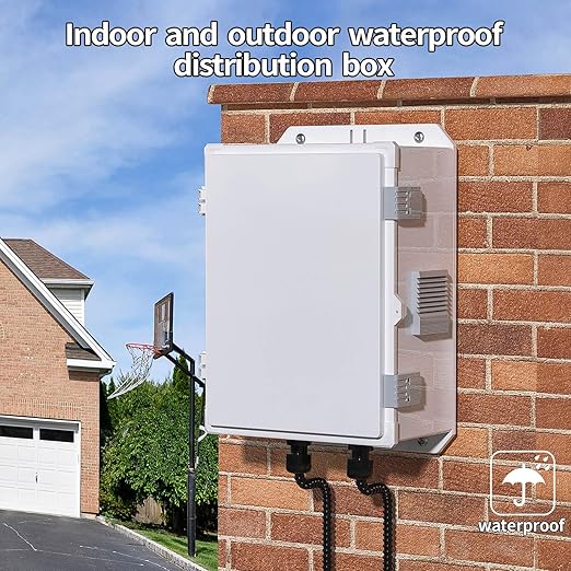 Namunanee Outdoor Electrical Junction Box, ABS Water Resistant Enclosure - Image 7