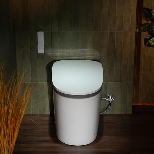WOODBRIDGE Smart Toilet with Auto Open/Close, 1000g MaP Flush Score, Foam Shield by WOODBRIDGE