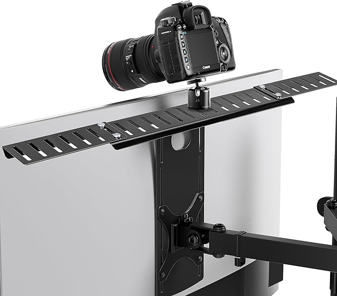 HumanCentric DSLR Monitor Mount Extra Large, Desk Camera Mounting, Light Webcam by HumanCentric