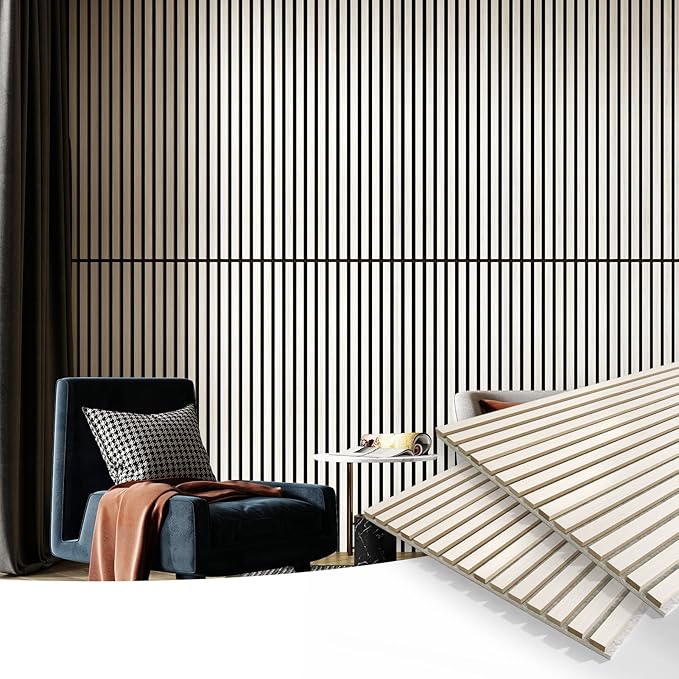 Art3d 2 Wood Slat Acoustic Panels - Image 2