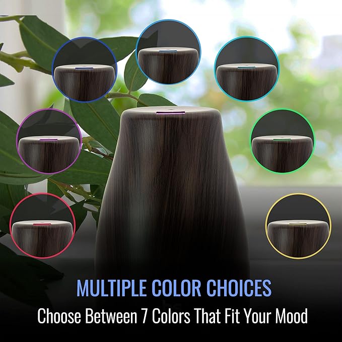 HealthSmart Essential Oil Diffuser, Cool Mist Humidifier and Aromatherapy - Image 2