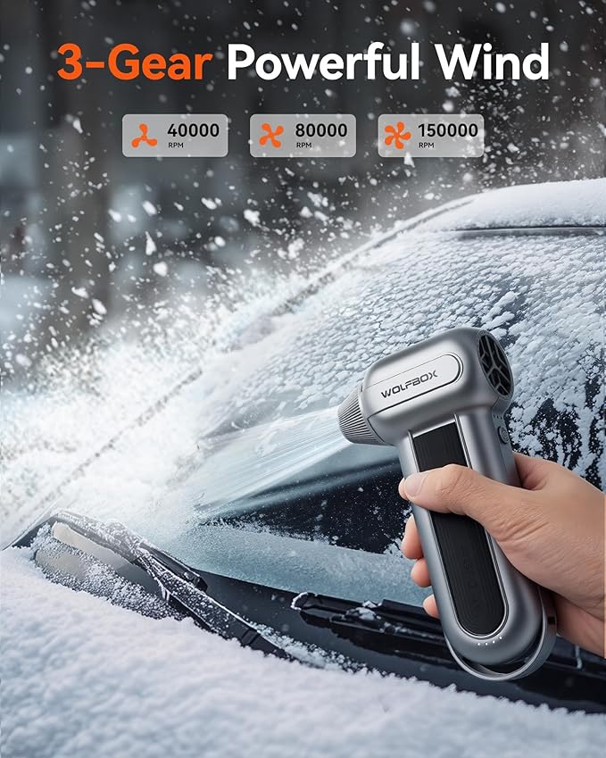 WOLFBOX MF100 Electric Air Duster-150000RPM Super Power Cordless Air Duster - Image 4