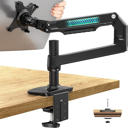 Ergounion Single Monitor Arm Desk Mount, Holds Screens up to 40 Inches and 25 by Ergounion