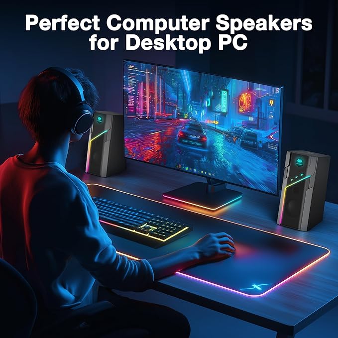 museeq Bluetooth Speaker for Home Use, Compact Wireless Speaker - Image 7