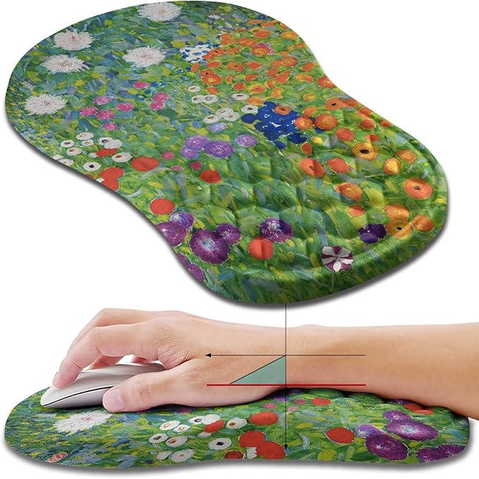 Hokafenle Ergonomic Mouse Pad Wrist Support, Wrist Rest Mousepad by Hokafenle