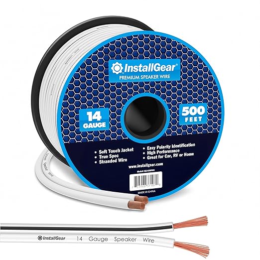 InstallGear 14 Gauge AWG Speaker Wire Cable by InstallGear