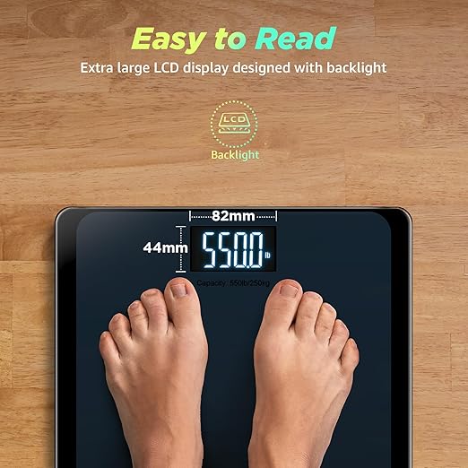 550lb Bathroom Digital Scale for Body Weight - Image 3