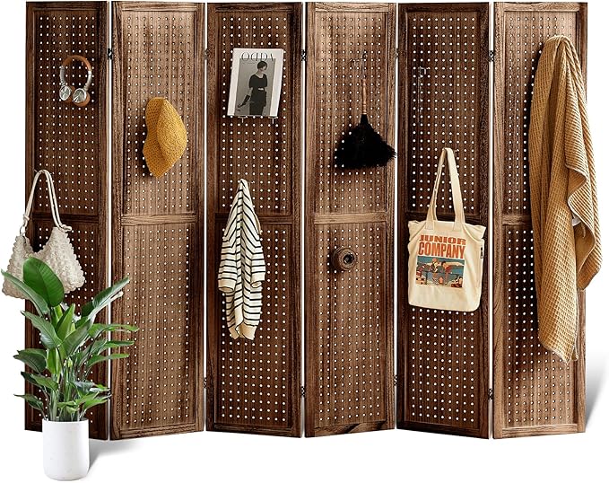 Asnefeli 6 Panel Pegboard Display by AsNefeli