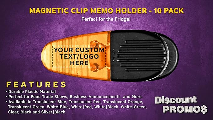10 Magnetic Memo Holders Set - Image 2
